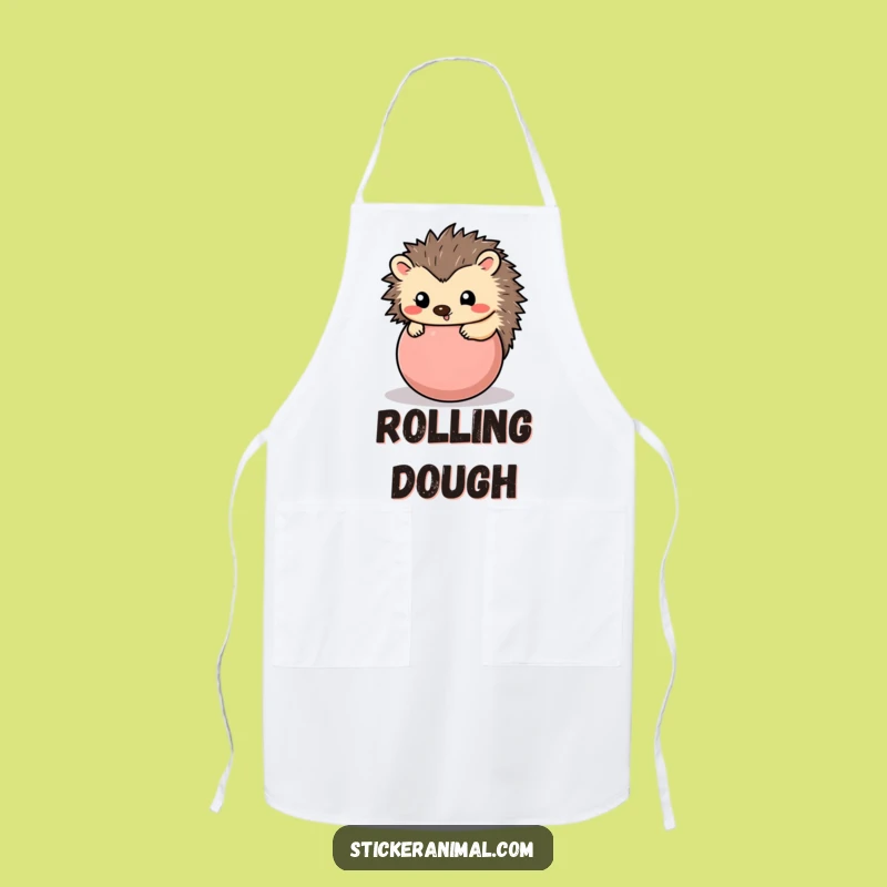 Funny Hedgehog Apron - Cook with Cute and Prickly Flair