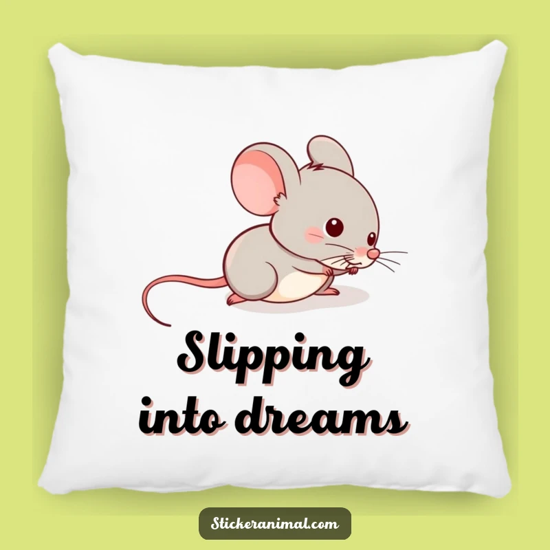 Funny Mouse Tail Slide Pillow: Soft Comfort With A Mischievous Mouse