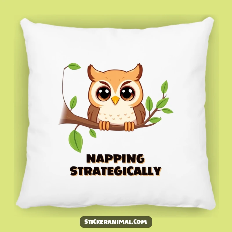 Funny Owl Big Eyes Pillow: Cozy Peeking Comfort, Plush Funny Gift!