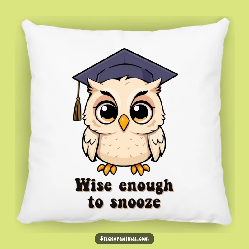 Funny Surprised Owl Pillow - Cozy Shock and Humor, an Adorable Funny Gift!