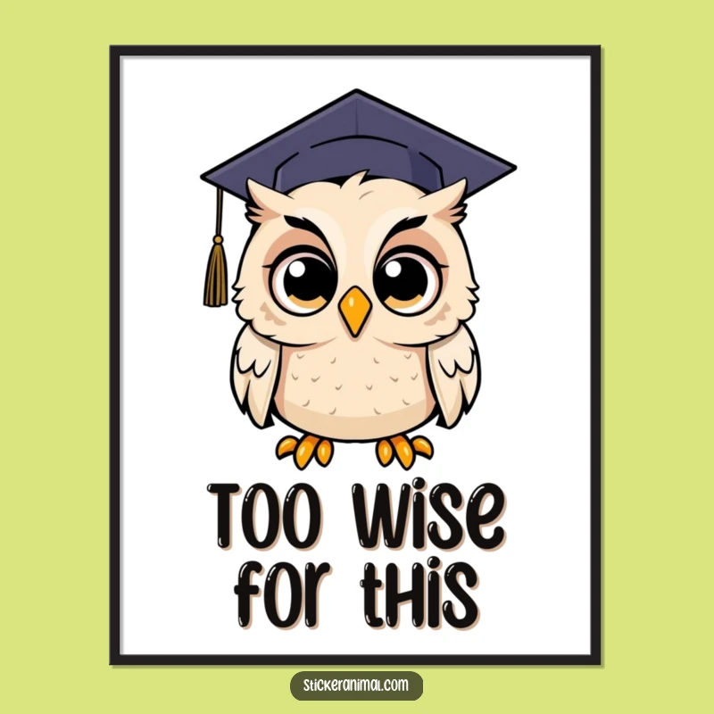 Funny Surprised Owl Digital Art - Instant Wide-Eyed Humor, a Fantastic Funny Gift!