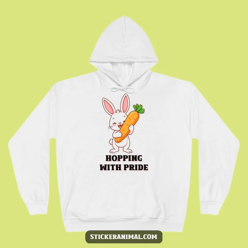 Funny Bunny Carrot Trophy Hoodie: Cozy Up With Your Hilarious Win