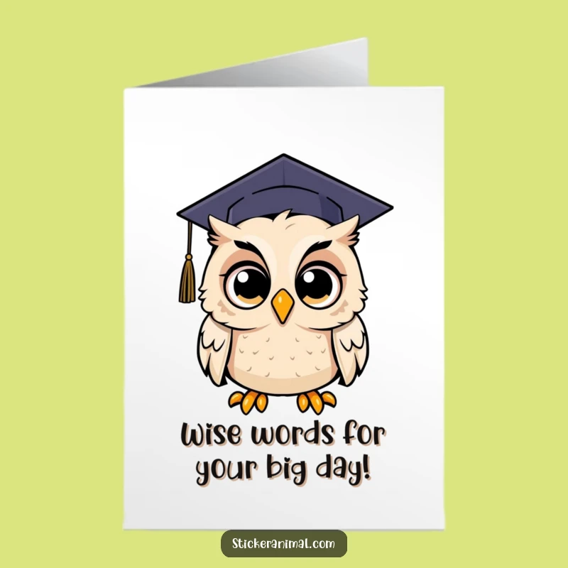 Free Printable Birthday Card: Surprised Owl for a Wise Celebration