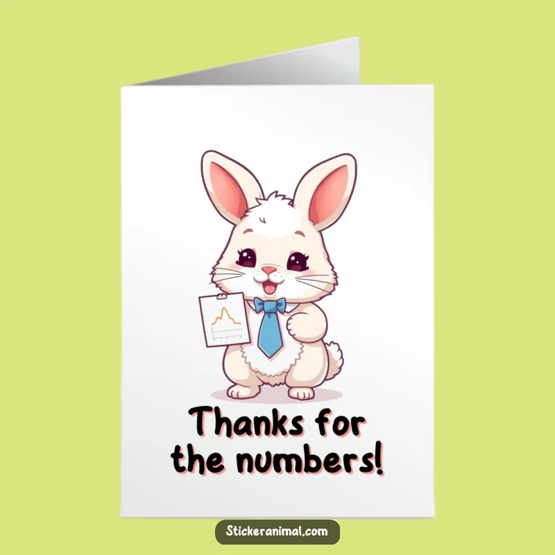 Hilarious Free Printable Bunny Thank You Card - Downloadable & Print at Home