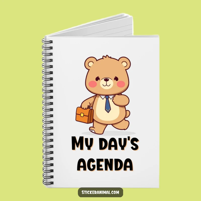 Funny Bear Goal Notebook: Hilarious Journal for Ambitious Plans