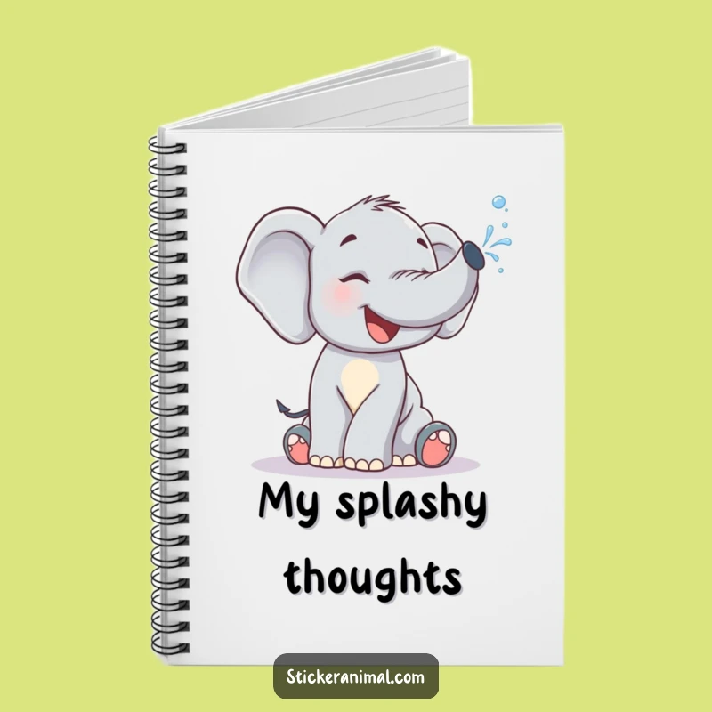 Funny Elephant Calf Journal: Capture Playful Thoughts - Great Gift for Writers!